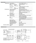 Technical data sheet for SM24A S Heavy Duty DC24V Damper Actuator With Aux Switch For Hvac Air Dampers.