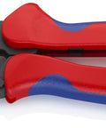 Five Position Non Insulated Wire Crimping Pliers For DIN 46267 Connectors, 1.5 To 4 Mm2 Capacity, AWG 15 To 11, Ergonomic grip.