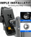 Bolt On Boat Ratchet Straps With Retractable Transom Tie Downs 2x50 Inches 2200 Lbs Break Strength installation process