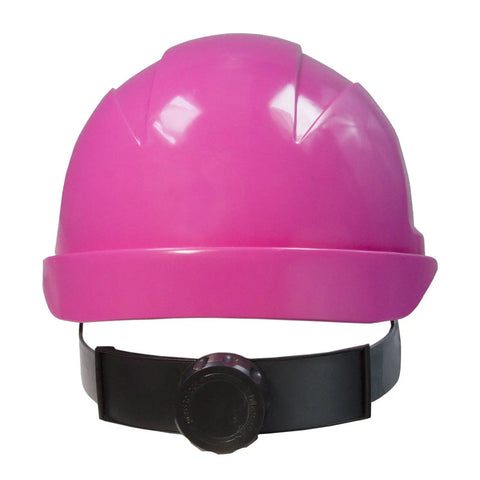 Safety Hard Hat With ANSI Z89.1 2014 Type I Class E Protection HDPE Cap Style Helmet front view