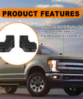 Tailgate Upper Rubber Bushing Bumper For Ford Super Duty F250 F350 F450 F550 2017 2022 Left And Right Black Replacement Part
