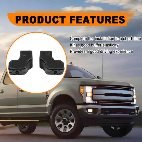 Tailgate Upper Rubber Bushing Bumper For Ford Super Duty F250 F350 F450 F550 2017 2022 Left And Right Black Replacement Part