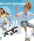 Women skating while using 64GB Clip MP3 Player With Bluetooth 5.3 FM Radio And Voice Recorder E Book Reader And Expandable Up To 512GB