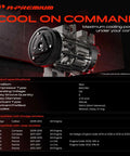 Smooth Ride High Output AC Compressor With Clutch And Six Groove Pulley For Jeep Compass Patriot 2009 To 2017 image showing detailed product specifications.