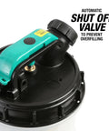 Manual Fluid Extractor Pump With 9.5L Capacity And 5ft Hose featuring the ergonomic handle and shut off valve for mess free oil changes.
