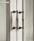 Vintage Antique Bronze Cabinet Handles And Drawer Pulls For Kitchen Cupboards, Retro Style Knobs on white cupboard doors, 1 Piece