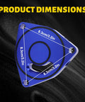 Honda Civic Turbo Valve Plate Spacer BOV 1.5T Billet Upgrade Mods For Coupe Blue Boost Ready Turbocharger Accessory