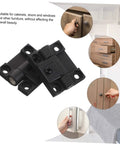 Plastic Folding Cabinet Hinge With 90 Degree Torque Friction Adjustable Arm Reinforced Ball Bearing Anti Sag Design for furniture doors.