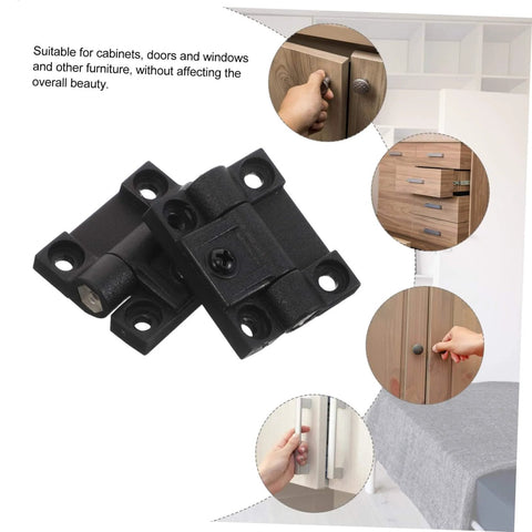 Plastic Folding Cabinet Hinge With 90 Degree Torque Friction Adjustable Arm Reinforced Ball Bearing Anti Sag Design for furniture doors.