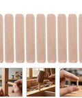 Fluted Wooden Dowel Pins Set Natural Hardwood Dowels One Quarter Inch By One And One Fifth Inch Beveled Ends for DIY projects