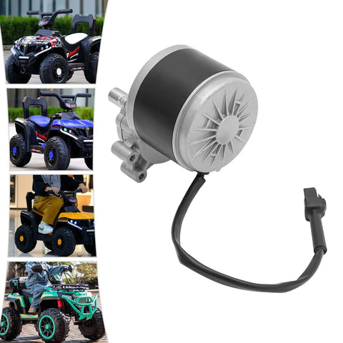 Powerful 250W 24V Low Speed Brushed DC Motor With 75 RPM Gearhead for wheelchairs, beach bikes, and DIY projects