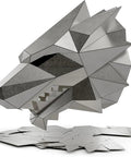 Dire Wolf Head Welding Kit For Beginners Practice With 201 Stainless Steel Coupons Laser Cut Training Metal For TIG welding