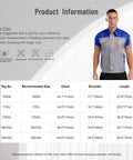 Mens Short Sleeve Mechanic Work Shirt With Reflective Safety Stripes And Zipper Front size chart and model measurements
