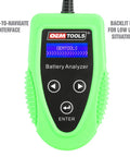 12V Digital Car Battery Tester With 200 To 1200 CCA Load, Handy Diagnostics For Battery Starter And Charging System, Portable Diagnostic Tool For Cars Marine And RV, Great Gift For Gearheads And Dads, featuring backlit LCD and controls
