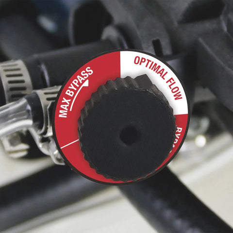 Control knob on Dual Tank ATV UTV Spot Sprayer With 25 Gallon Water Tank And Separate Concentrate Tank for flow adjustment
