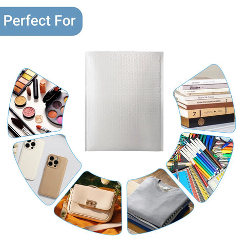 12x15 Inch Bubble Mailers 25 Pack Self Seal Padded Envelopes For Clothing And Shipping Large Poly Mailers With Protective Bubble Lining