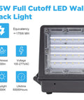 Wall Pack Light 35W Behemoth Bright 4,200 Lumen 5000K Daylight Outdoor Area Light Fixture For Warehouses And Garages