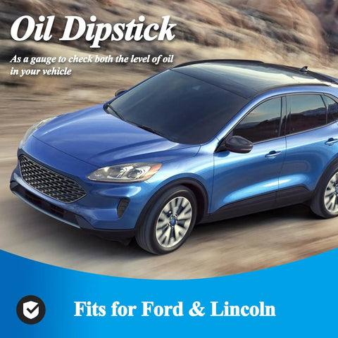 Engine Oil Level Dipstick Indicator Compatible With Ford Edge and Lincoln models shown with blue SUV