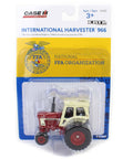 One Sixty Fourth Scale International 966 Turbo Tractor Diecast Model With Dual Wheels And FFA Logo in retail packaging