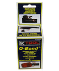 Heavy Duty Adhesive Kit For Serious Diy Fixups On Hard Plastics Pvc And Metals With Dual Bottle Setup And Reinforcing Powder packaging display.