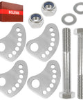 Upper Arm Caster Bolt Kit For Chevy Silverado And Gmc Sierra 1500 2500 3500 Trucks Suspension Hardware adjustable camber parts two pack components.