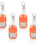 Portable Driveway Gate Opener Remote For Sliding Gates And Chicken Coop Doors HCS301 Rolling Code 433.92MHz Orange Key Fob