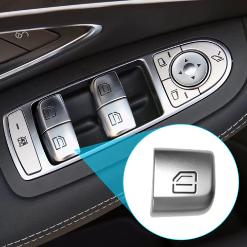 Mercedes Window Lift Switch Button Cover For C Class W205 2015 2021 And GLC W253 2016 2022 Rear Right Power Window Control Button Cap