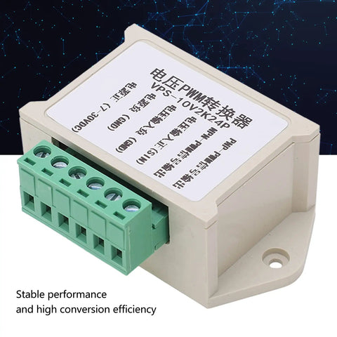Voltage To PWM Converter For 0 To 5V Or 0 To 10V Inputs, Converts To 0 To 100 Percent PWM Output For Smooth Motor Speed Control module