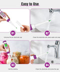Kitchen Must Have Chef Grade Food PH Meter For Fermentation And Hot Sauce Testing with cleaning and measuring steps shown