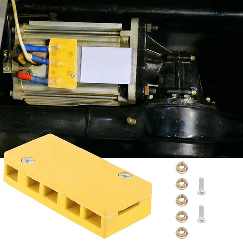 Heat Resistant 5 Pole E Bike Motor Controller Junction Box With Insulated Wire Organizer For Tangle Free Quick Wiring