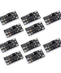 Ultra Compact Boost Converter Module 3.7V To 5V 8V 9V And 12V Step Up Board, 1.5A Output, LED Indicator, DIY Voltage Adjustment, Pack Of 10