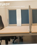 Solid Heavy Duty Expanding Rack Attendance Cards Holder With Quick Grab Slot Storage Shelf For Office Warehouse Badge Organizer featuring a sturdy wall mount.