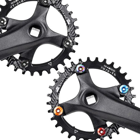Dope Bike Chainring Bolts And Nuts Set For 2x And 3x Chainrings M8 Bolts And M8 Nuts T25 Steel Black Finish Five Pack