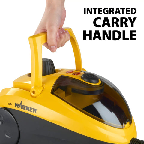 Top Shelf Multipurpose Steam Cleaner Packs 18 Slick Nozzles For Chemical Free Deep Cleaning Wallpaper Removal And Tough Daily Household Surface Scrubbing, showing integrated carry handle.