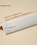 Self Adhesive Aluminum Corner Guard With 2.5D Chamfer Edge Trim for Furniture Doors and Tables, 40mm width, 1.5mm thick