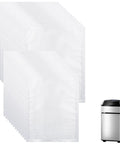 Grab And Go Vacuum Sealer Bags 60 Pack Set For InstaSeal Pre Cut Two Size 9.8 By 11.8 Inch And 7.8 By 9.8 Inch Keeps Food Fresh Easy Storage Kitchen Must Have displayed with vacuum sealer