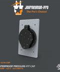 Male NEMA 5 15P Power Inlet Flanged Receptacle 15 Amp 125V Waterproof Outdoor Shore Power Inlet Black Grey