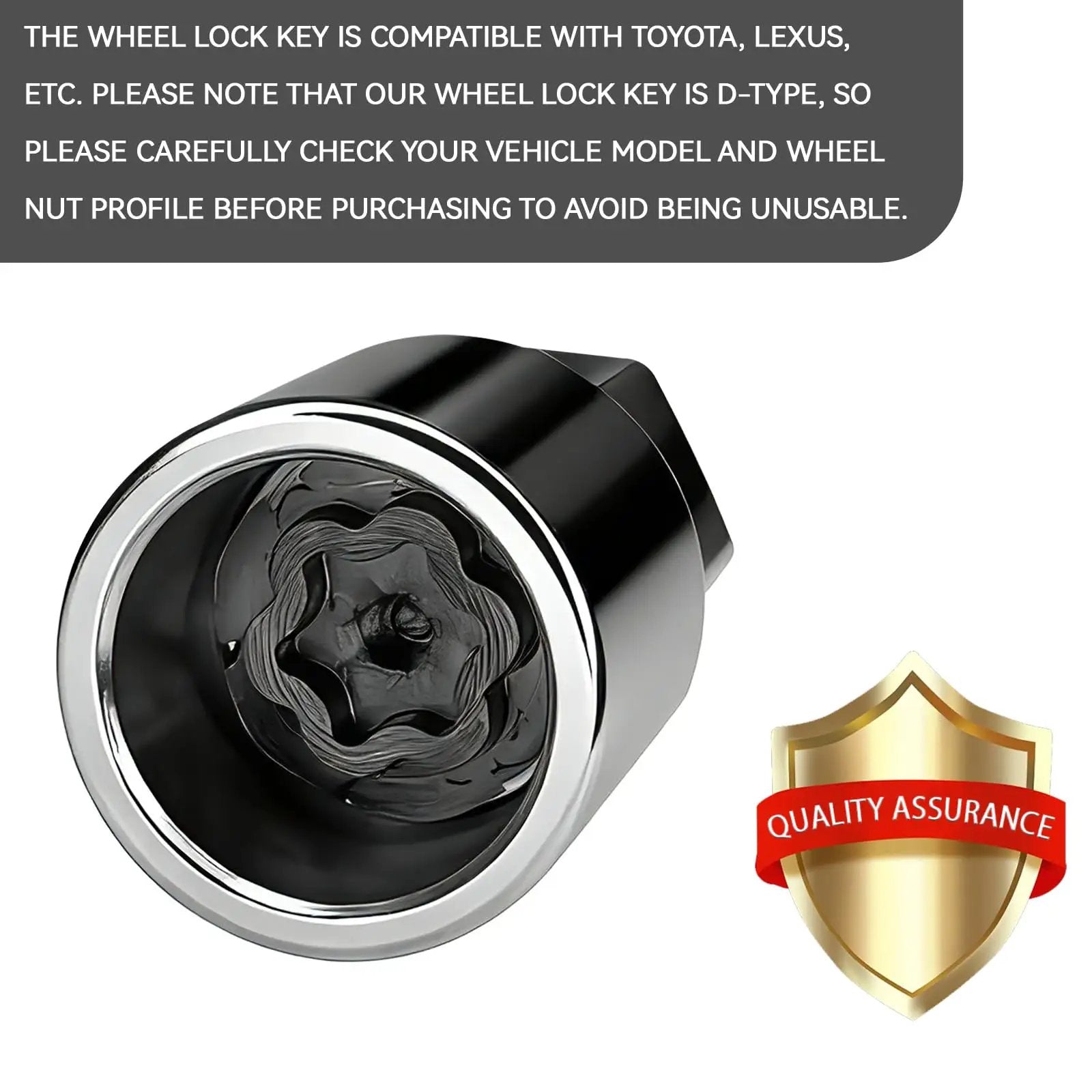 Toyota D-Wheel Locking Lug Nut Removal Tool for Security 🚗