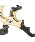 Hinge Archery Release With Micro Adjustable Draw Control And Click Options And Modular Fit For 3 Or 4 Fingers On OnneX Universal Handle