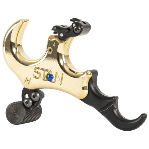 Hinge Archery Release With Micro Adjustable Draw Control And Click Options And Modular Fit For 3 Or 4 Fingers On OnneX Universal Handle