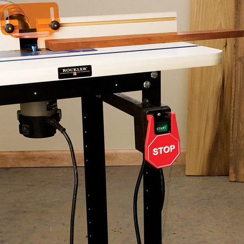 Heavy Duty 15 Amp Safety Power Tool Switch With Stop Paddle Quick Shut Off For Router Tables And Workbenches