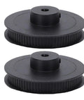 Industrial Grade Workhorse Aluminum Single Groove Web Sheave Pulley With Six Millimeter Belt Width And Tough Black Coating for timing belts.