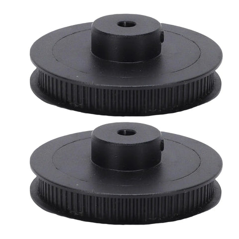 Industrial Grade Workhorse Aluminum Single Groove Web Sheave Pulley With Six Millimeter Belt Width And Tough Black Coating for timing belts.
