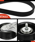Serpentine Belt Drive Kit For Ford F Series Super Duty 2003 Through 2007 6 0L V8 With Single Alternator Belt Included details