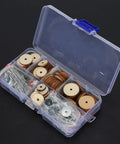 50 Set Doll Joints And Cotter Pins Skeleton Movable Joints For Teddy Bear Making Supplies Wood Craft Kit in storage box