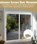 Four Pack Sliding Screen Door Rollers For KDEX20 Series KD allow smooth patio door operation with steel ball bearings.