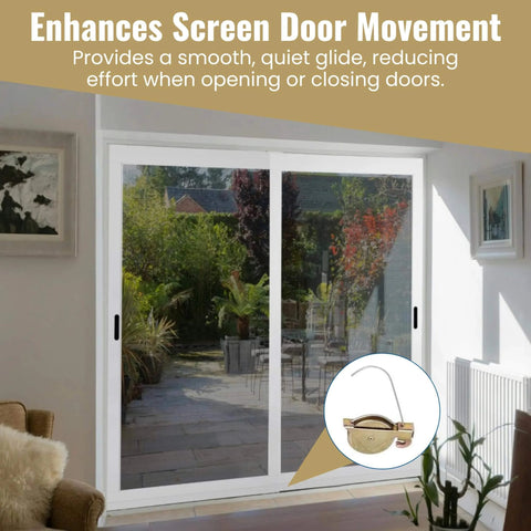 Four Pack Sliding Screen Door Rollers For KDEX20 Series KD allow smooth patio door operation with steel ball bearings.