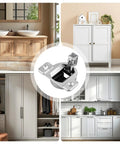 Replacement Cabinet Door Hinges Kit For Cupboards No-Drill Easy Install in kitchen and storage cabinet settings