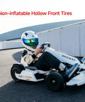Child riding GoKart Kit 2 Immersive Electric Go Kart Racing With 360 Degree Haptic Feedback And Auto Centering Steering