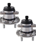 Rear Wheel Bearing And Hub Assembly Set Dual Rear Hubs For 2019 2020 Hyundai Elantra GT N Line, 2019 2021 Veloster, 2020 2021 Kia Forte GT
